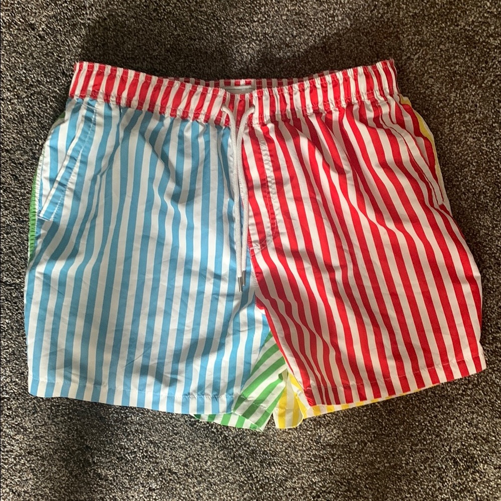 Striped Multicolor Bathing Suit